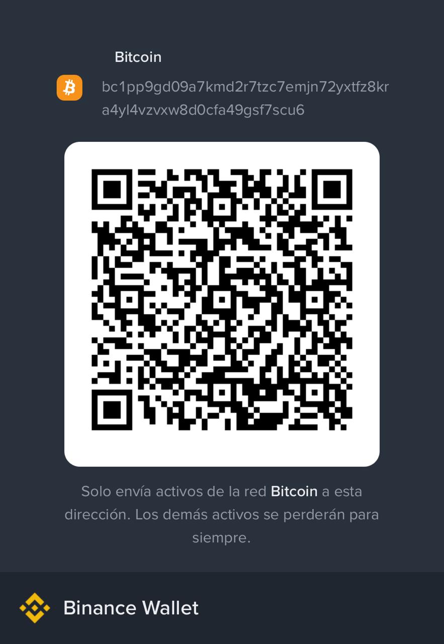 Bitcoin QR Code - Binance Wallet